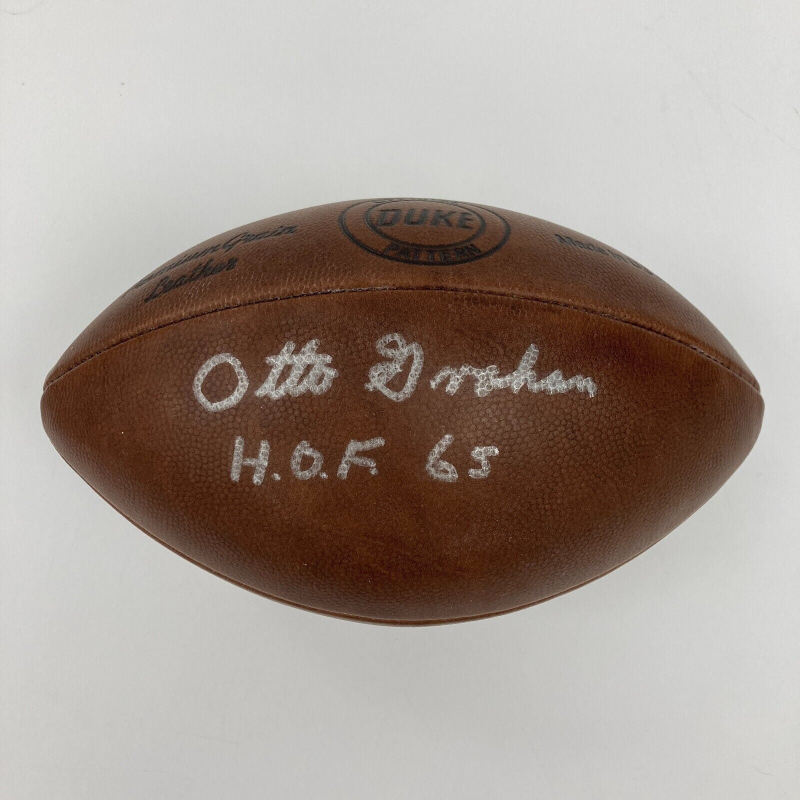 Otto Graham Hall Of Fame 1965 Signed Vintage Wilson NFL Game Football JSA