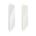 thumbnail image 2 of CWI Lighting 36" x 40" Abigail Matte White Rectangle LED Wall Mirror, 2 of 5