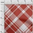 thumbnail image 2 of oneOone Georgette Viscose Maroon Fabric Check Sewing Fabric By The Yard Printed Diy Clothing Sewing Supplies 42 Inch Wide, 2 of 4