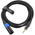 thumbnail image 2 of Cable JOMLEY XLR a micrófono auxiliar desbalanceado de 3,5 mm de 1 m, 2 of 7
