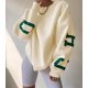 thumbnail image 1 of Sudadera informal con estampado de letras para mujer, sudaderas holgadas de manga larga con forro polar a la moda, ropa de calle Y2k, jerséis para mujer 2022, 1 of 4