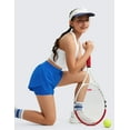 thumbnail image 5 of CRZ YOGA Girls Feathery-Fit Soft 2 in 1 Athletic Shorts Tennis Soccer Running Casual Liner Pockets Kids Teen, 5 of 6