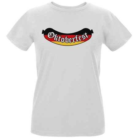 Old Glory - Oktoberfest Greman Flag Bratwurst Womens Organic T Shirt ...