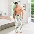 thumbnail image 6 of FORMRS Mens Pajama Pants with Pockets Sleepwear Lounge Bottoms Sizes S-2XL, Light Floral Pattern, 6 of 7