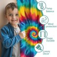 thumbnail image 3 of Blackout Kids Curtains,Colorful Tie Dye Mandala Pattern Childrens Insulated Curtains Set Of 2,Bedroom Essentials,Toddler Room Decor 42"x84", 3 of 5
