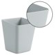 thumbnail image 3 of Inteprter Cubo de basura de plástico para cocina, puerta de armario para el hogar, cubo de almacenamiento montado en la pared, cesto de basura colgante Mostrada Gris Inteprter HA001126-04B, 3 of 6