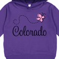 thumbnail image 3 of Inktastic Butterfly Colorado Toddler Hoodie, 3 of 4
