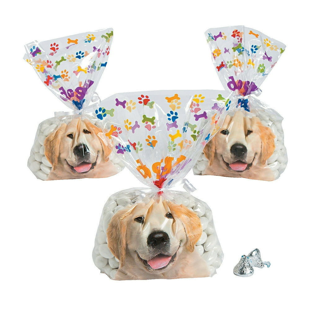 Doggy Bag Cellophane Bags Party Supplies 12 Pieces