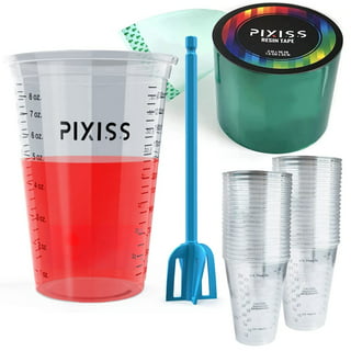 Pixiss Premium Handheld Rechargeable Resin Mixer and 20 Epoxy Resin Mixing  Cups