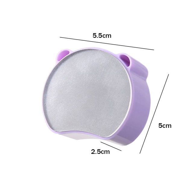 Depiladora de doble cara, depiladora indolora, piel suave para mujeres (púrpura) Hugtrwg Libre de BPA