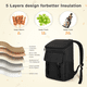 thumbnail image 3 of Cshidworld Mochila Enfriadora para Acampar 50 Latas, Bolsa Enfriadora de Gran Capacidad con Compartimentos Aislados, Bolsillo Térmico, a Prueba de Fugas y Ligera, Bolsa Enfriadora de Viaje, Impermeab, 3 of 7