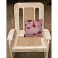 thumbnail image 2 of Carolines Treasures BB5195PW1818 Red Wine on Linen Fabric Decorative Pillow  18H x18W multicolor, 2 of 2