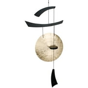 Woodstock Wind Chimes Signature Collection, Emperor Gong, Large 50'' Black Wind Gong EGCLB