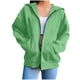 thumbnail image 2 of Tops bonitos para adolescentes,Sudadera con capucha de polar para mujer, jersey de manga larga con cremallera y bolsillo, tejido de poliéster suave, ropa informal para el hogar, sopatenor, 2 of 8