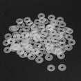 thumbnail image 2 of Unique Bargains Rondelles Plates en Nylon pour Vis M4 13mm OD 1mm Épais Transparent 100 Pcs, 2 of 4