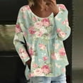 thumbnail image 2 of QASIEATN Women's Cardigan Sweaters Cute Print Button Down Knit Casual Long Sleeve Outerwear Tops for Fall Spring, 2 of 5
