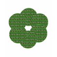 thumbnail image 7 of 13 Inch Round Placemats Set of 6, Christmas Reindeer Non Slip Heat Insulation PP Table Mats, Xmas Green Plaid Winter Snowflakes Washable Place Mats for Kitchen Dining Party Table Decor, 7 of 7