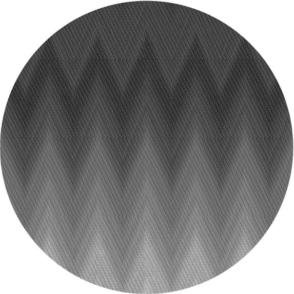 Ahgly Company Machine Washable Indoor Square Transitional Gray Area Rugs, 3' Square