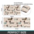 thumbnail image 7 of Cute Cartoon Dachshund Kitchen Rugs Sets Of 2,Anti Fatigue Kitchen Mat Rugs Non Slip Washable,Decorative Kitchen Floor Mats for Kitchen,Sink,Laundry,17"x30"+17"x47", 7 of 7