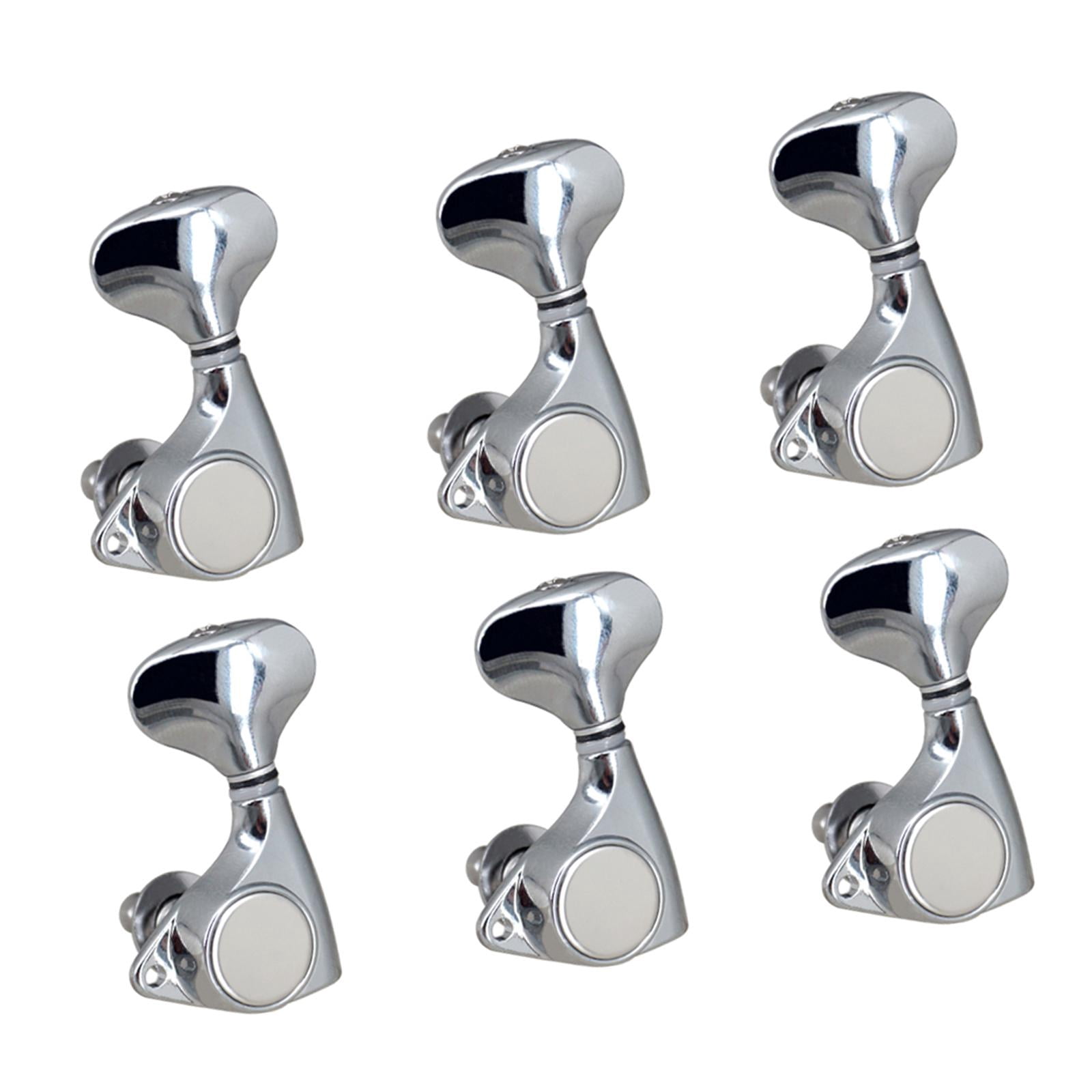 QccHieUs 6 Pieces Guitar String Tuning Pegs Tuners Set 1: Install Lightweight Replacement