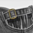 thumbnail image 4 of Gold thread embroidered baseball cap braided old baseball cap ponytail hat yellowstone sun visor peaked cap, 4 of 5