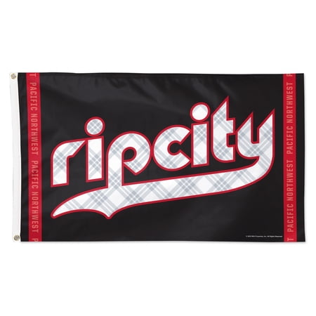 WinCraft Portland Trail Blazers 2024/25 City Edition One-Sided 3 x 5 Deluxe Flag