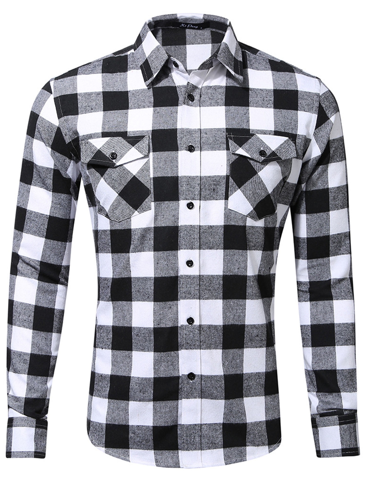 Teens Casual Striped Plaid Shirt ...