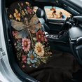 thumbnail image 2 of Uorisanigo Floral Dragonfly Car Seat Cover for Post Gym Workout Universal Front Seat Cover Absorb Sweat Athletic Running Towel Seat Universal Fit High Back Seat Covers for Cars, 2 of 8