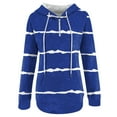 thumbnail image 4 of Vedolay Womens Sweatshirts Women's 2023 Oversized Hooded Sweatshirts Casual Long Sleeve Pullover Loose Lightweight Fall Clothes,Blue XL, 4 of 5