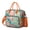 Orange-48, variant on Insulated Lunch Bag with Paisley Boho Pattern – Elegant Vintage Lunch Box for Women Leakproof Dual Compartments Artistic Floral Mandala Design