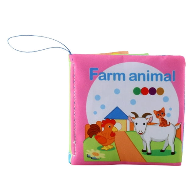 Dsscvnef Baby Bath Books Soft Fabric Early Education Cloth Book for Toddlers Shower Kids Learning Developmental