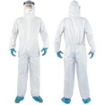 thumbnail image 1 of Chdz Overol de protección desechable Traje de materiales peligrosos, Overoles de pintores de servicio pesado Trajes de materiales peligrosos White-SF material XXL Kuyhfg Bienvenido a Kuyhfg, 1 of 4