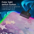 thumbnail image 2 of Large RGB Gaming Mouse Pad Led Glowing Mousepad Non-Slip Rubber Base 13 Light Modes 35.4x15.7 Starry Sky and Star, 2 of 6