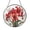 Acrylic 3.5 Inch, variant on Honeysuckle Flower and Bee Stained Glass Suncatcher, Floral Window Hanging Art Panel, Garden Inspired Decorative Accent for Cottage Style Home Decor