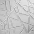 thumbnail image 5 of Ekena Millwork 19 5/8"W x 19 5/8"H Evergreen EnduraWall Decorative 3D Wall Panel, White, (10-Pack for 26.75 Sq. Ft.), 5 of 12