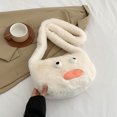 thumbnail image 5 of Aueoeo Funny Shoulder Bag Fuzzy Satchel Cute Handbag Doll Mini Bags Zipper Closure Handbag, 5 of 7