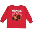 thumbnail image 3 of Inktastic Nana's Little Ladybug Boys or Girls Long Sleeve Toddler T-Shirt, 3 of 5