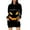 Yellow, variant on Taqqpue Halloween Print Hoodie Dress for Women Ghost Pumpkin Witch Mini Dresses Halloween Costumes Long Sleeve Cosplay Halloween Party Dress with Pockets