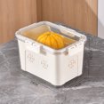 thumbnail image 1 of MORESEC Food Preservation Box Sealed Storage Tank For Cereals Large Storage Box Kitchen Food Storage Dry Fruit Tea Sealed Tank Deals of the Day Clearance Prime, white, 1 of 2