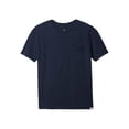 thumbnail image 1 of Camiseta GAP para niño con bolsillo y cuello redondo azul marino talla S, 1 of 3