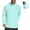 Seafoam, variant on Men’s UPF 50  Hoodie Shirt with Mask Long Sleeve Permanent UV Sun Protection Neck Gaiter Performance T for Outdoor