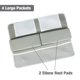 thumbnail image 4 of Almohadilla de baño para bebés PandaEar Comfort para rodillas y codos, color gris, 4 of 7