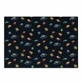thumbnail image 1 of Space Cutting Board, Aliens with Various Expressions Happy Sad in Love in Spacecraft Dotted Background, Decorative Tempered Glass Cutting and Serving Board, Small Size, Multicolor, by Ambesonne, 1 of 1