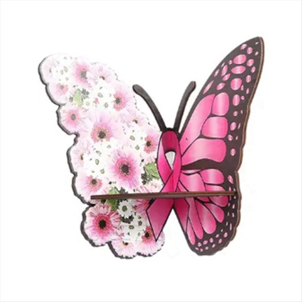 Estante Esquinero Montaje en Pared en Forma Mariposa, Organizador Almacenamiento Montado en la Pared, Cristales Pared, Almacenamiento Piedras, Decoración la Casa C