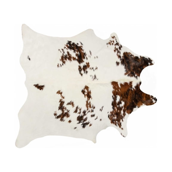 72" x 84" Salt & Pepper Cowhide Rug - S&P Chocolate/White