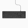 thumbnail image 4 of Clavier rétroéclairé Aluratek avec grandes touches et DEL tricolore – Noir, 4 of 7