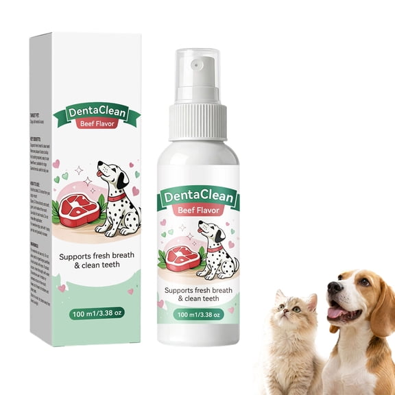 MiloLabCo Advanced Dental Spray, Pet Oral Care Spray for Dogs & Cats, Breath Freshener Supports Healthy Gums & Clean Teeth, Safe Daily Hygiene(1PC)