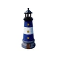 thumbnail image 2 of Solar Powered Resin Lighthouse Tower Ornament,Outdoor Garden Terrace Handcrafted Solar Lamp, Weatherproof Pvc Landscape Light for Patios Lawns Balconies, 2 of 7