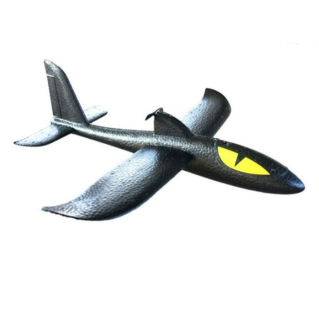 Avión con planeador de espuma HUOGUO LED nocturno, avión nocturno