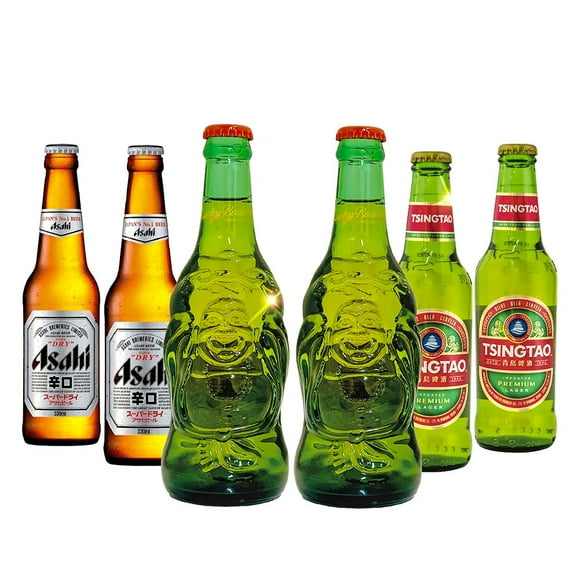 Six Pack Cervezas Asiáticas Premium Asahi Industry Pilsner